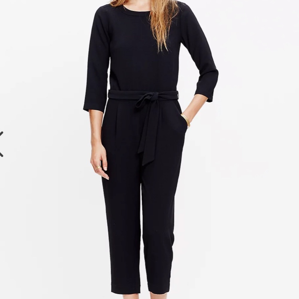 Madewell sloane jumpsuit - black